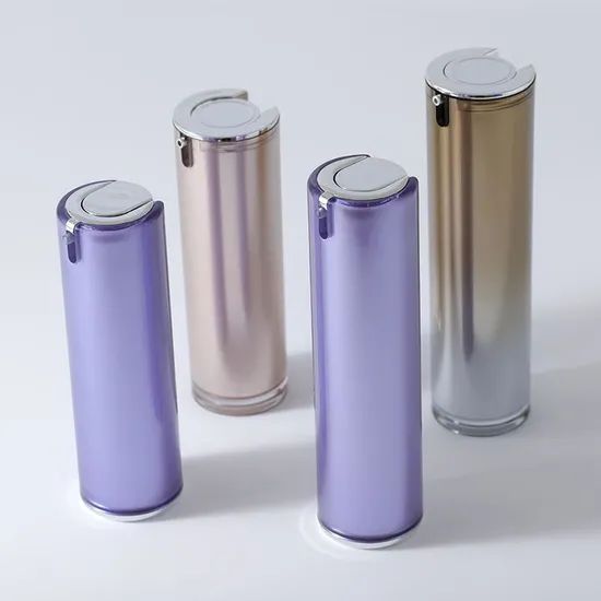 Custom Logo Luxury Cosmetic Body Lotion Gold Plastic Acrylic Lotion Pump Bottle 