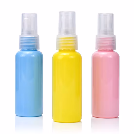 Empty Pet Plastic 100ml 150ml 200ml 250ml 8oz 300ml 500ml Custom Frosted Orange Pink Cosmetic Face Spray Body Cream Lotion Pump Bottles