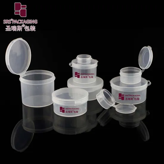 Travel Size Mini Clear Pill Bottle Plastic 1ml 5ml 7ml 20ml 25ml 28ml 35ml 50ml Round Storage Box Containers 