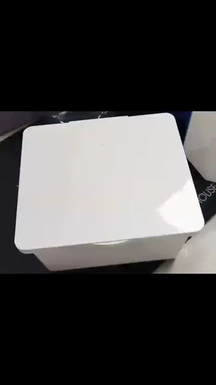 Stackable Customized Skincare Mask Box Flip Cap Square Cosmetics Storage Plastic Jar 